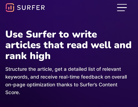 SurferSEO.com شفرة تخفيض